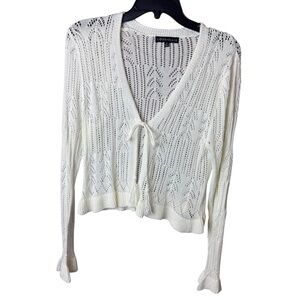 Love Ellie Knit Feminine Cardigan Long Sleeve Top M